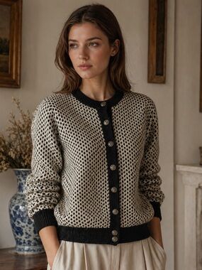 L.L. Bean Made in Norway Vintage 1980s Cardigan Large